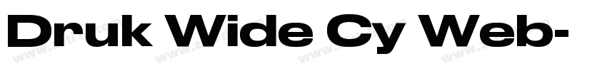 Druk Wide Cy Web字体转换